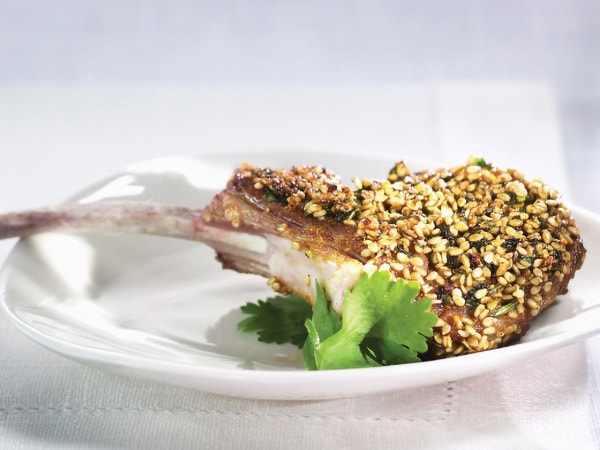Sesame and Maple Crusted Lamb Chops